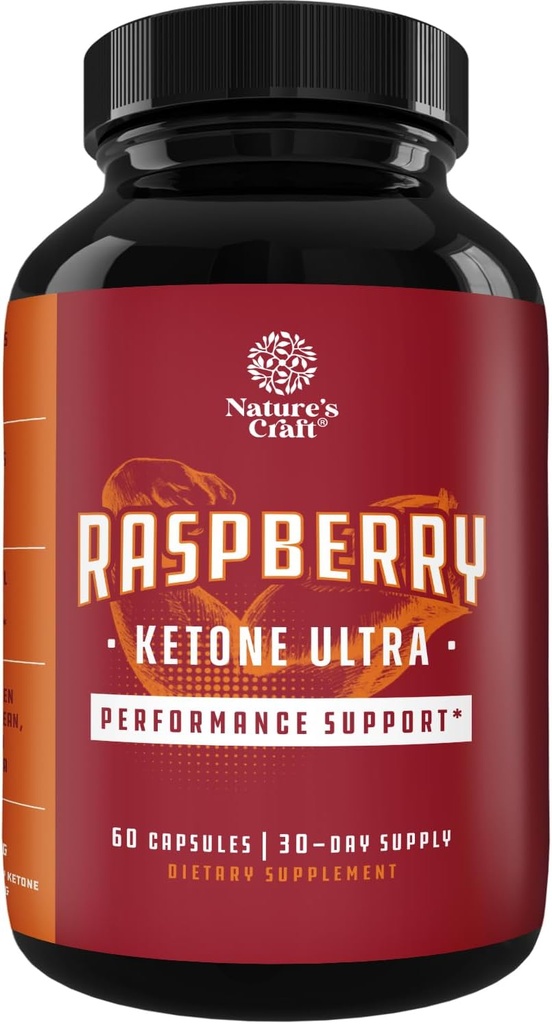 Chetoni lampone Perdita di peso Keto Supplemento con Aceto di Sidro di Mango Puro Africano e Tè Verde - Natural Fat Burner Metabolismo Booster, Controllo di Craving per Uomini e Donne
