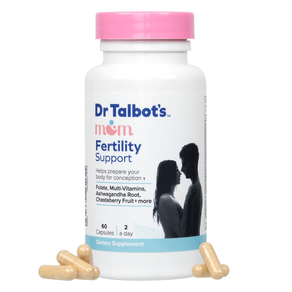 Dr. Talbot's Mom Fertility Support Multi-Vitamins - Aids Ovulation and Preparas Body for Conception - 60 capsule