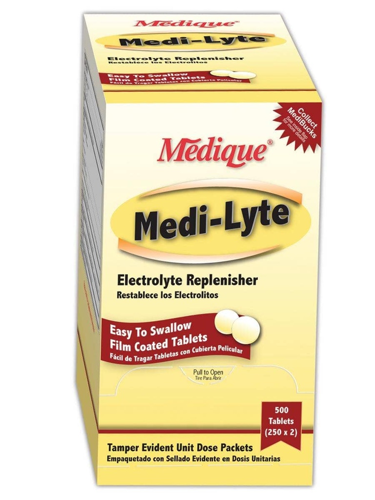 Medico MP030-33 Medico-Lyte Rilievo di calore farmaci, Capacità, Volume, Standard, Bianco (Pack of 50)