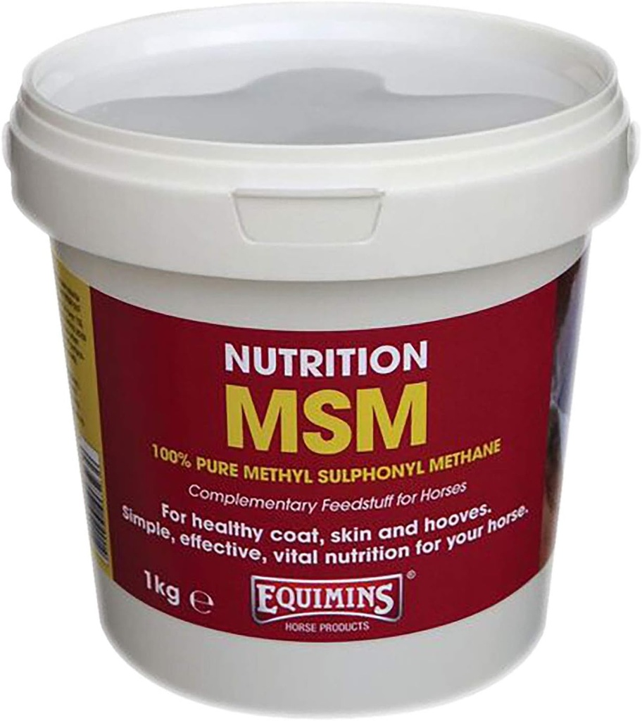 MSM (Metano di metile solfonile), Equimini, Nutrizione di cavalli, Giunti & Sinosità, 1.0kg