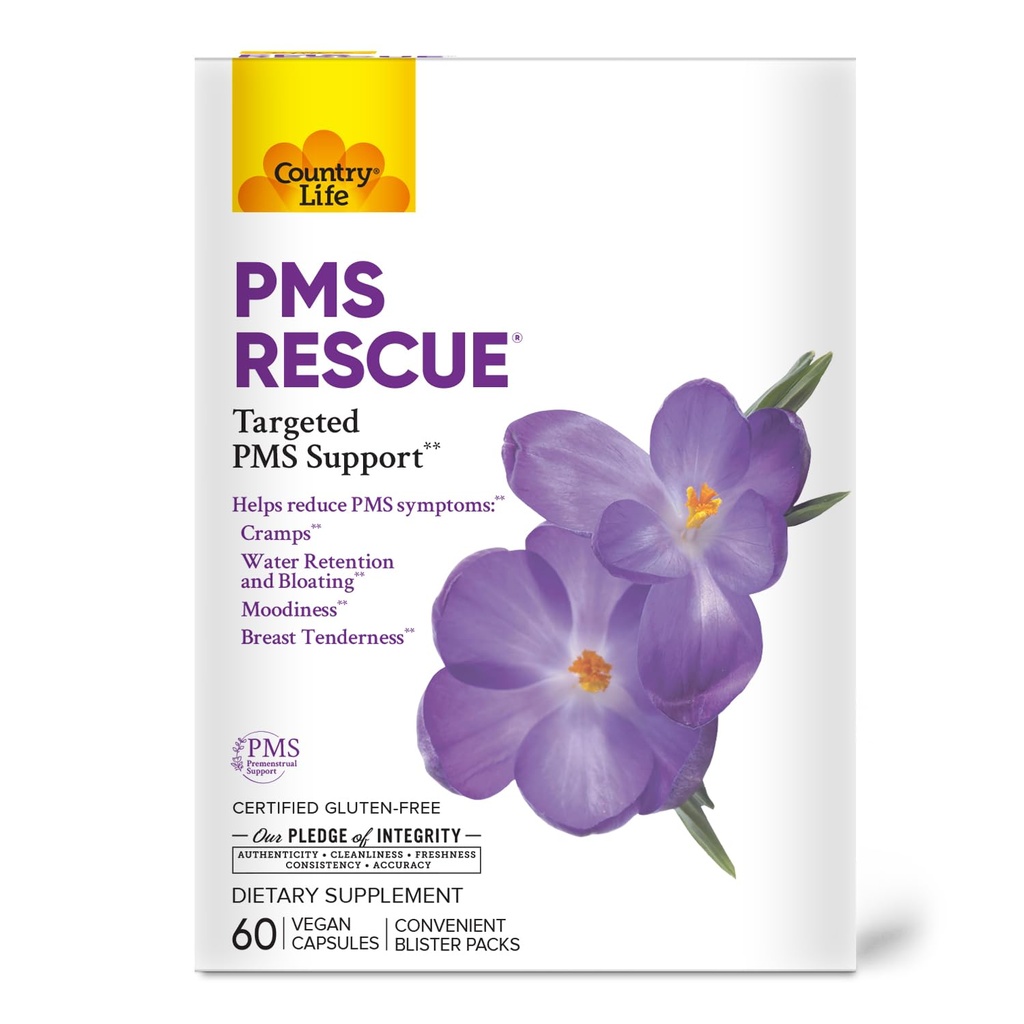 Country Life PMS Rescue 60 VegCap