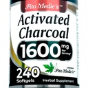 FITO MEDIC'S Lab | Pillole Charcoal attivate| 1600 mg per Serving | 240 caps | Charcoal attivato | Capsule Charcoal| Pillole Charcoal | Ultra ad alto assorbimento, s.