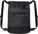 Flex Cinch con coulisse Gym Bag per le donne con disegni grafici | Durable leggero Gym Cinch Borse | Grande per Gym Bag, Viaggi e Pernottamenti | Nero/bianco - Sii te stesso