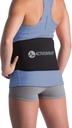 ActiveWrap - Back Ice Pack per Dolore, Gonfiore, Spraina, Spasmo, Stiffness e Altro, Pacchetto Ghiaccio riutilizzabile per lesioni con Cinturino a compressione, Uso per Terapia Calda e Fredda, Piccolo/Medio