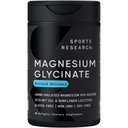 Sport Research® Magnesium Glycinate - Supporta il sonno riposante e processi enzimatici - 160 mg Magnesio Chelato - Liquid Softgel - 60 Conte