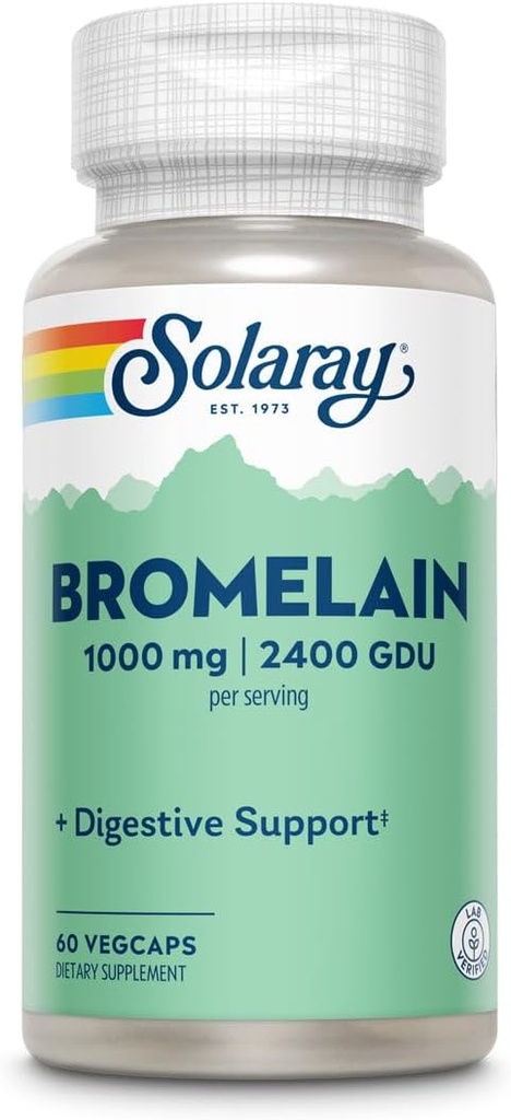 Solaray - Bromelain Extra Forza 500 mg. - 60 capsule