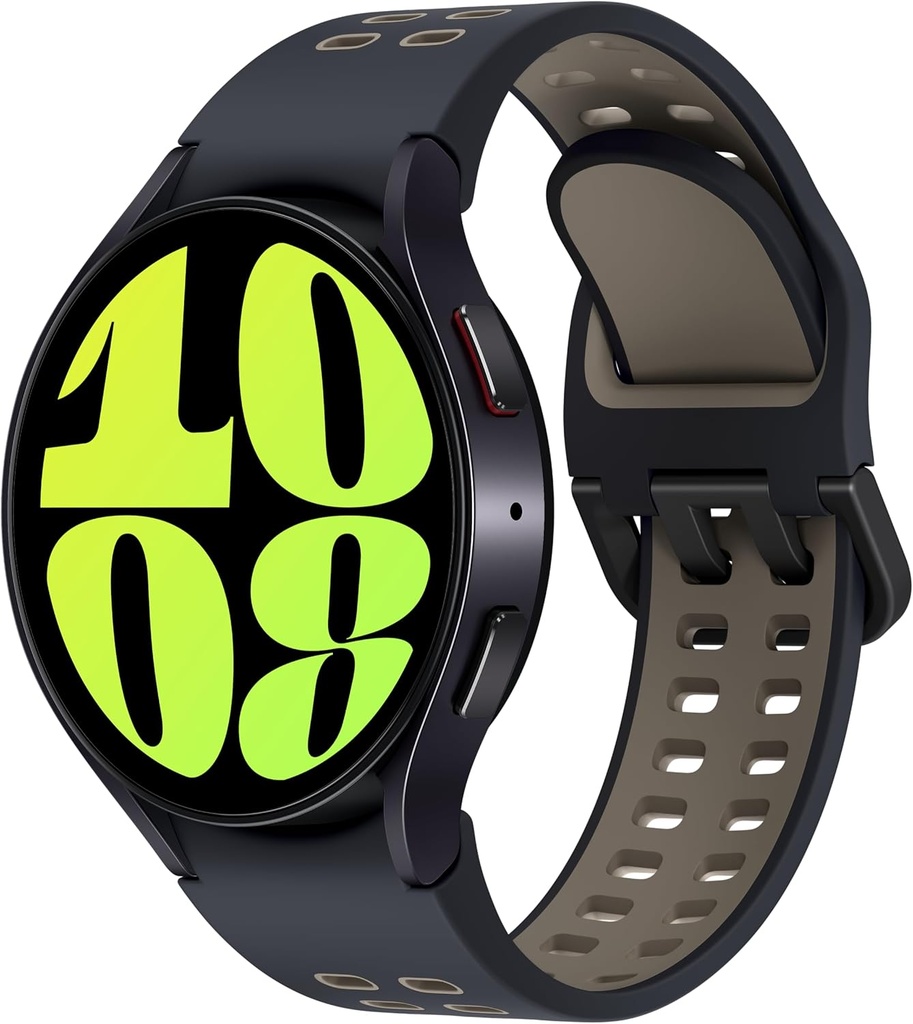 Samsung Galaxy Watch 6 Bespoke Edition 44mm Esclusivo Bluetooth Smartwatch, Salute, Fitness, Sleep Tracker, Heart Rate Monitor, Sapphire Crystal Glass, Versione US Graphite Extreme Sport Band, Etoupe