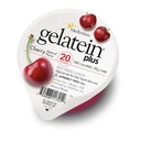 GelaTein Plus Cherry: 20 grammi di proteine. Ideale per diete liquide chiare. Ottimo snack pre o post-allenamento. (Pacchetto di 36)