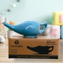 Yoga Neti Pot per la pulizia del seno e della congestione| Microonde e Lavastoviglie Friendly | Proof durevole Neti Pot| Nasal Wash Artigianato ceramica durevole - Blu