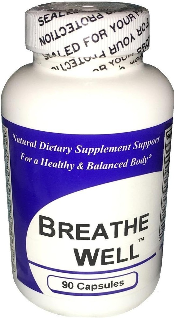 Respirare bene (100 capsule) - Concentrato Miscela di erbe - Integratore alimentare
