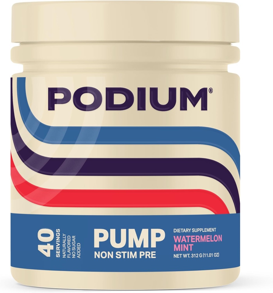 Podium Nutriton, Pompa, Stimulant Free Pre-Workout, 40 Serve (Watermelon Mint)