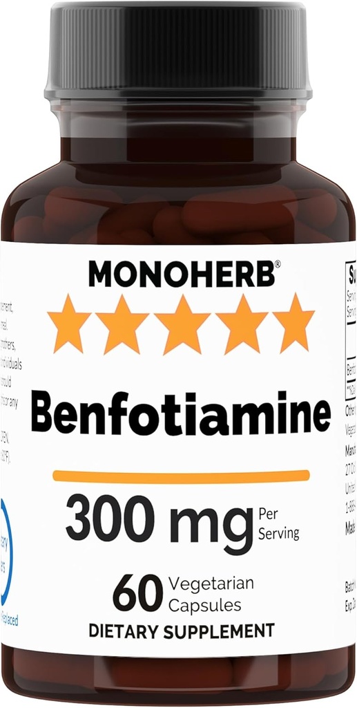 Benfotiamine 300 mg - 60 capsule di veg