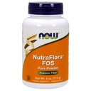 NOW Integratori alimentari, NutraFlora FOS (Fructooligosaccharides) Polvere pura, fibra prebiotica, 4 once
