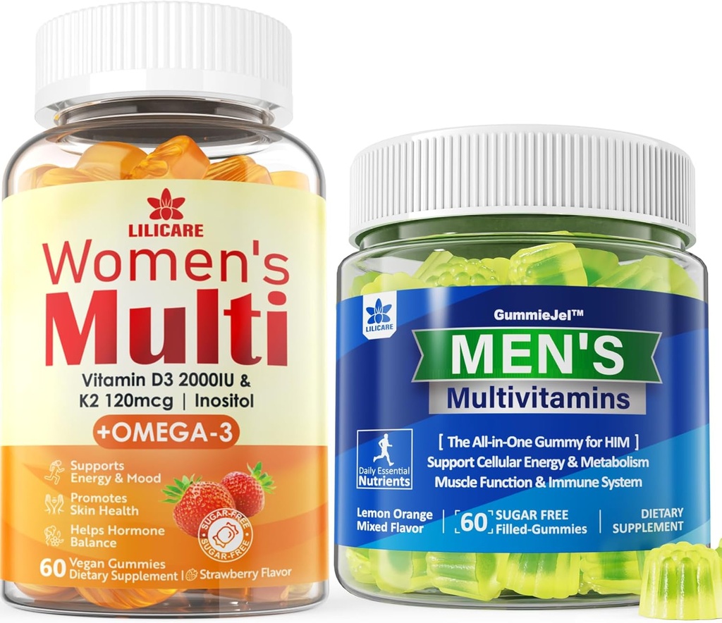 Mens Multivitaminici Gummies & Womens Multivitamin Gummies