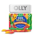 OLLY Kids Multivitamin Gummy, Salute e Sostegno Immune,* Vitamine e Minerali A, C, D, E, Bs e Zinc, Bambini Chewable Supplement, Sour Fruity Punch aromaed, 70 o 35 Day Supply - 70 Count