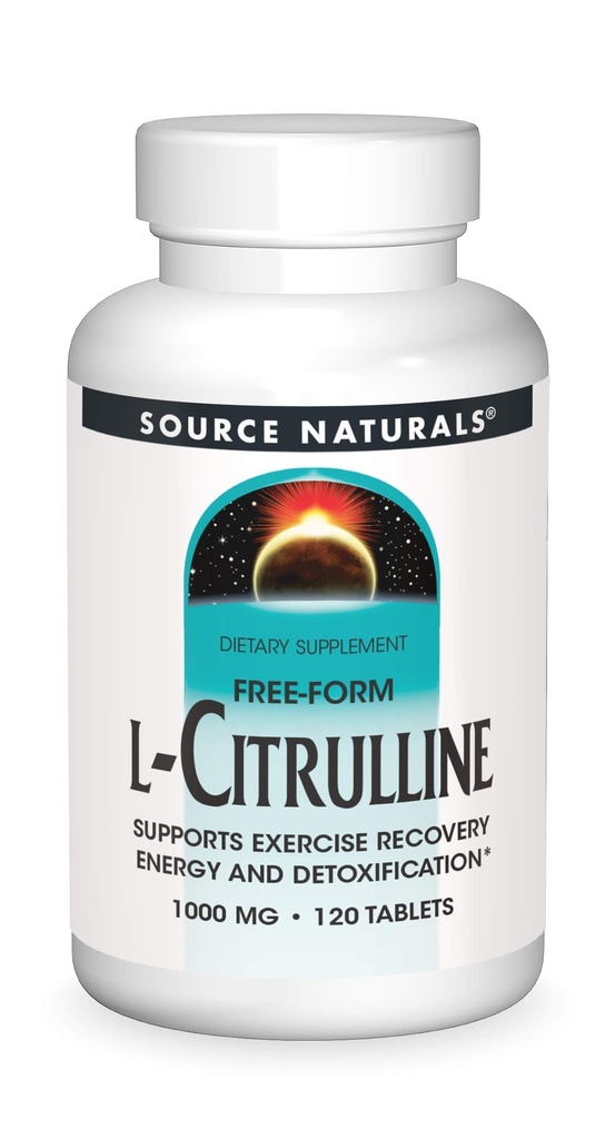 Fonte Naturals L-Citrulline 1000mg - Nitric Oxcide Booster - 120 compresse