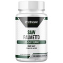 Integratore di salute della prostata dell'estratto del Palmetto della sega di nutrimento della base per gli uomini, sostiene la prostata, l'urinario e la salute dei capelli, 100 capsule, alimentazione di 3+ mesi