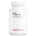 Supersmart - Doppio melograno (alta resistenza) - 90% acido elargico & 40% Punicalagins - Integratore di estratto di melograno - Antiossidante avanzato | Non OGM & Gluten Free - 90 capsule vegetariane