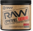 RAW Preworkout Extreme | High Stimulant Preworkout Powder Drink, Extreme Energy, Focus and Endurance Booster | Explosive Strength and Pump Durante l'allenamento per Max Gains | Fruit Burst (30 Servings)