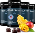 Gummies con Ashwagandha - Shilajit e Ashwagandha - Supporti Energia, Mood, Motivazione - Vegan-Friendly - 240 Conte