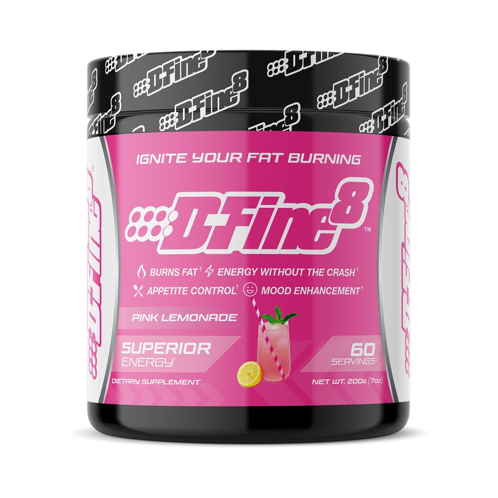 Thermogenic Pre-Workout Energy Powder & Shredding Supplement, Boost Energy Mood & Focus, Sugar Free, Contiene Senactiv, Endurance, 300mg Caffeina, N-Acetyl-L-Tyrosine (Pink Lemonade)