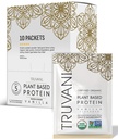Truvani Vegan Pea Protein Powder | Vanilla | 20g Organic Plant Based Protein | Single Serving Travel Packets | 10 Servings | Keto | Gluten & Dairy Free | Low Carb | No Aggiunto Sugar