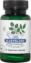Vitanica SleepBlend - Sostegno di sonno e relax per le donne - Integratori di erbe con Melatonina, Radice Valeriana, Vitamina B2 & B12 & Magnesio - Pro Logo - 15 Caps Vegan