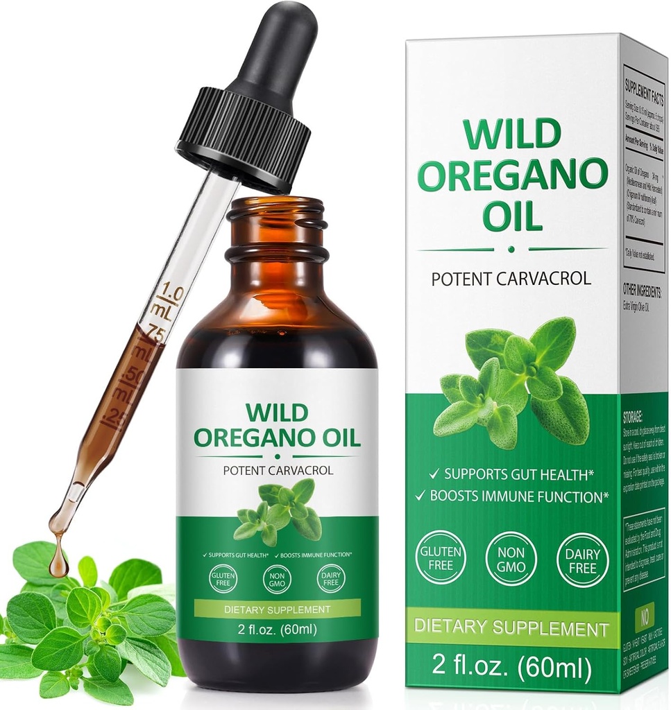 Olio di origano, Olio di origano Può Usare per Uomo e Donna - 2 Fl oz