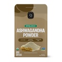FGO Organic Ashwagandha Root Powder, 16oz Risailable Bulk Bag, Non-GMO, Indian Ginseng, Withania Somnifera, Fonte dall'India (Pack of 1)
