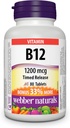 Webber naturali Vitamina B12 Timed Release 1200mg 80 compresse