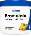 Nutricost Bromelain Polvere 8 OZ - Non OGM, Vegetariano, Gluten Free