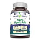 Stupefacente Formulas Alpha Lipoic Acid | 200 Mg Supplemento | Capsules | Non OGM | Gluten-Free | Made in USA (1 Pack, 240 Count)