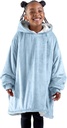 Bare Home Cappotto Wearable Blanket Hoodie - Soft Plush Sherpa - Caldo e accogliente - Coperta indossabile oversize - Adulti & Kid Size