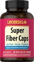 Lindberg Super Fiber Supplemento | 180 capsule | Oat, Pectin, & Psyllium | Non-GMO & Gluten Free