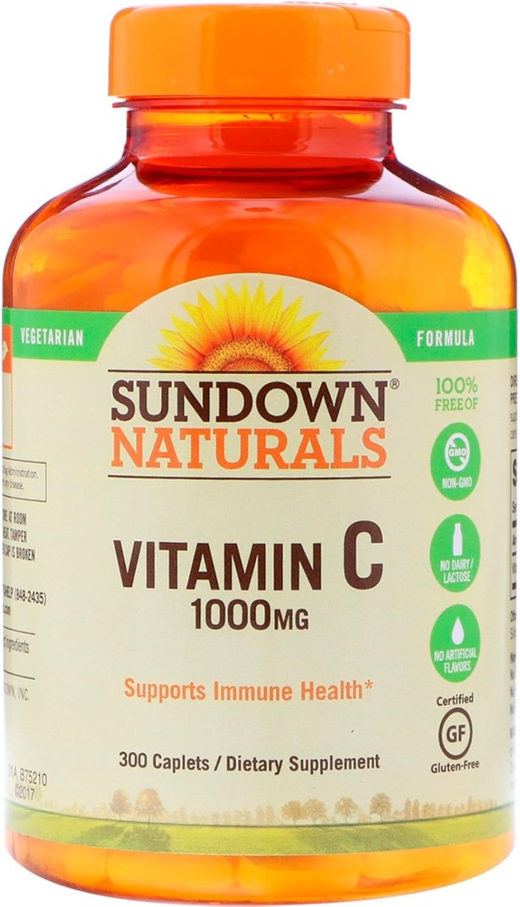 Vitamina C, 1000 Mg, alta potenza, 300 bottiglie di conteggio
