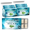 AshwaGum RELAX Gum di BetterGum, Supplemento ad alta potenza con KSM 66 Ashwagandha e Gaba, Supporta Stress e Tension Relief, Alternative a Gummies, Senza zucchero, Confezione da 2
