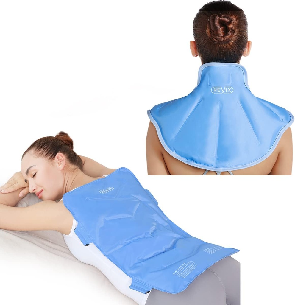 REVIX Pacchetto di ghiaccio completo per lesioni e pacchetto di ghiaccio per il collo e le spalle