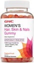 GNC Donna Capelli, Pelle & Nails Gomma - Frutta tropicale, 150 Gummies, Contiene Biotina per capelli forti e sani, Pelle e Unghie