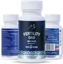 Sei NATURAL Maschio Fertilità Vitamine, Conteggio ottimale dello sperma, Motilità e resistenza, Ashwagandha, Acido Folico 800 mcg, Magnesio, Maca Root, L-carnitina, Vitamina C, E, D3, Zinc | 30 giorni di alimentazione