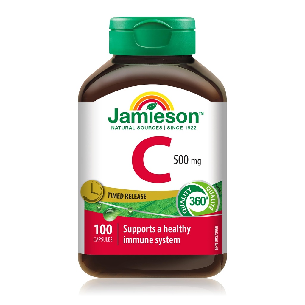 Jamieson vitamina C 500 mg Timed Release Capsule