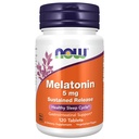 NOW Integratori alimentari, Melatonina 5 mg, rilascio prolungato, formulato per un periodo di rilascio di 4 ore, 120 compresse