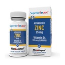 Superior Source Advanced Zinc 25 mg - Include vitamina D3 5000 IU - Supplemento di supporto Immune Premium per uomini e donne - Non OGM & Gluten-Free - 60 Compresse MicroLingual Dissolvable