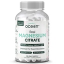 Citrato di Magnesio Oceano Real - Supplemento di Magnesio ad alto assorbimento - Magnesio Chelato per sostenere l'energia, il rilassamento e la regolarità