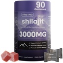 Gummie Shilajit dell'Himalaya pura per gli uomini e le donne - 100% naturale e organico | 85+ minerali della traccia & acido Fulvic | 90 conte | individualmente confezionato