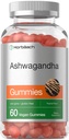Horbäach Ashwagandha Gummies per le donne e gli uomini | 60 Count | Vegan, Non OGM, Gluten Free Supplement | Tropical Flavor