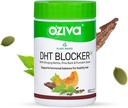 OZIVA Plant Based DHT Blocker Capsules| 60 Count | con ortica, Beta Sitosterol, Semi di zucca, Barca di pino per il controllo della caduta dei capelli & Follicle Stimulation (60 Count)