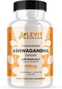 Organic Ashwagandha 600mg - 60 Count (2-Month Supply) - Vegan - BioPerine per un migliore assorbimento - Stress, Mood & Wellbeing Support