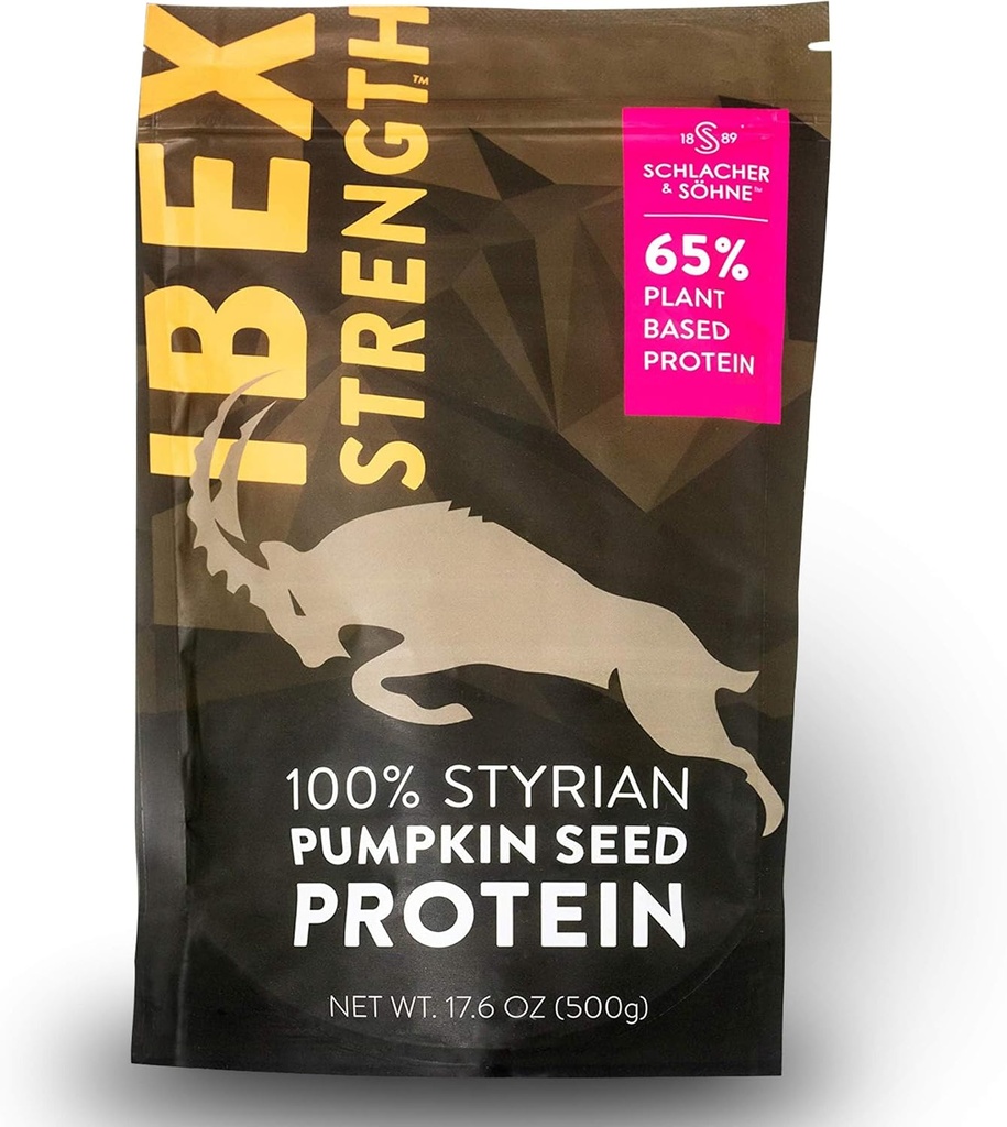 Schlacher & Söhne Styrian Pumpkin Seed Protein Polvere: 100% Pure, Plant Protein, Non OGM, Gluten Free, Vegan, No Additivi, Boost’s Immune System, Migliora la digestione, Made in Austria 17.6 OZ
