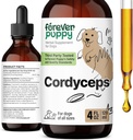 Forever Puppy Cordyceps Mushroom Extract for Dogs - Liquid Energy Support Supplement w/Cordyceps Sinensis for Kidney Cleanse - Gocce di funghi per Dogs' Canine Kidney Health Support - 4 oz