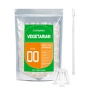 wananfu dimensione 00 capsule vuote vegetariano (1000 conte) bundle con micro laboratorio Spoon, trasparente riempibile pillole di verdure 00 per fare i vostri supplementi